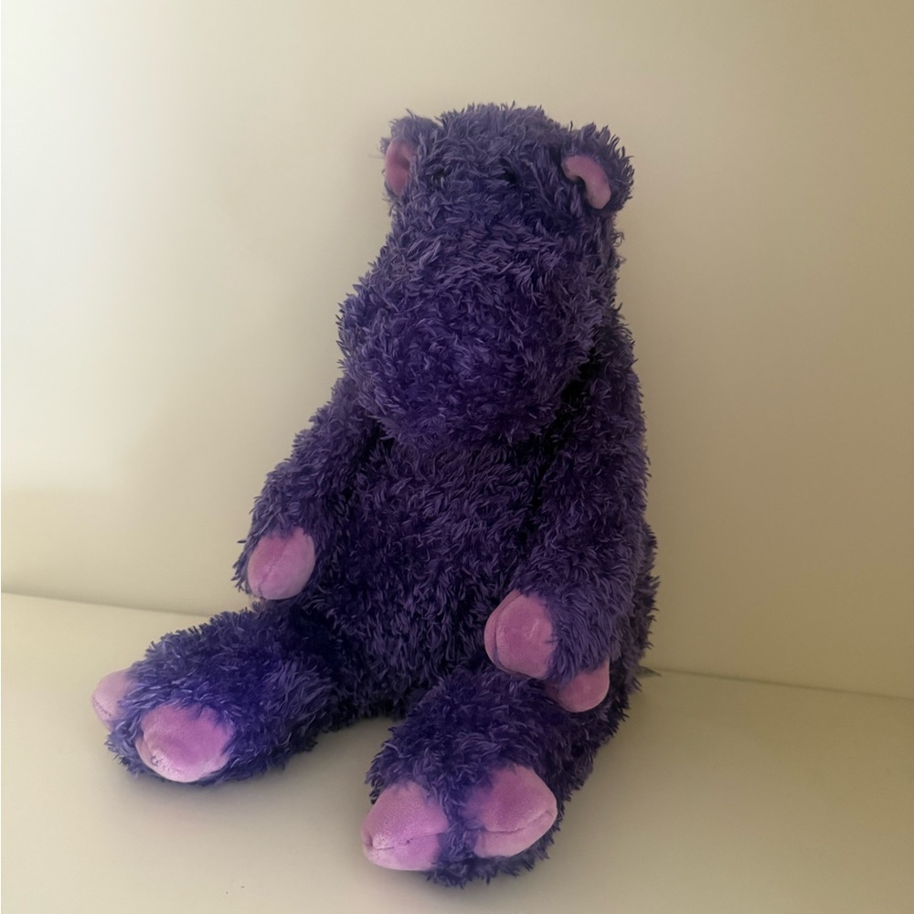 RARE Retired Jellycat Purple Hippo Floppy Plush Doll - Picture 7 of 9